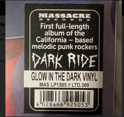 Dark Ride - (PRESALE 6/5/26) Blade Manor (WHITE/GREEN & GLOW IN THE DARK VINYL) | Mint (M) Mint (M)-