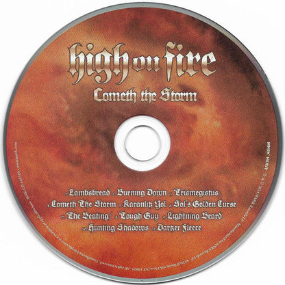 High On Fire - Cometh The Storm (CD) |-