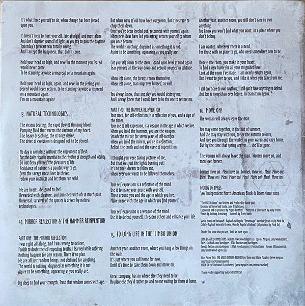 Woods Of Ypres - Woods 4: The Green Album (VINYL) |-