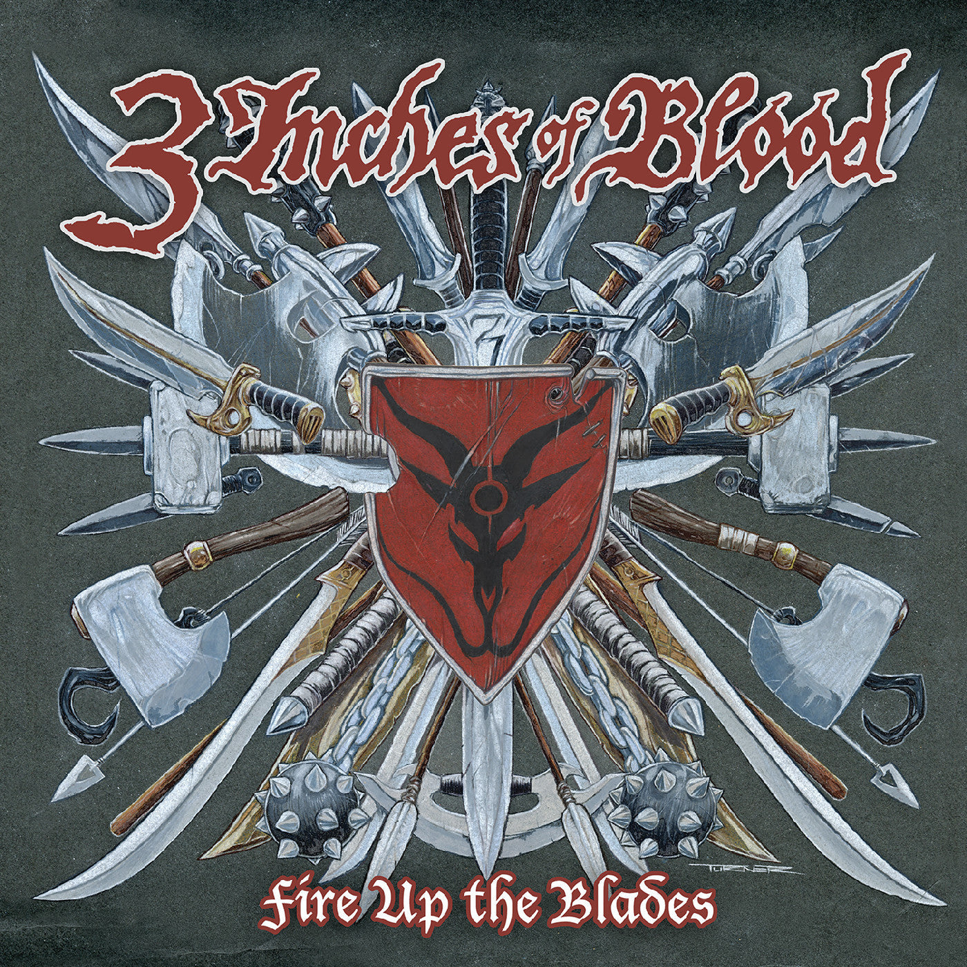 3 Inches Of Blood - Fire Up the Blades (Expanded) (CRIMSON FIRE VINYL) |-