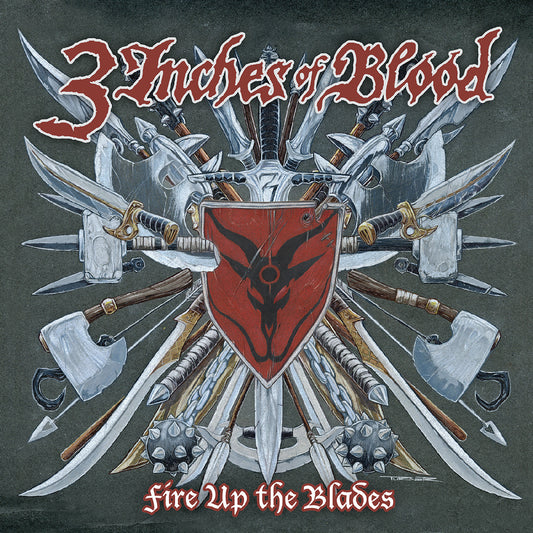 3 Inches Of Blood - Fire Up the Blades (Expanded) (CRIMSON FIRE VINYL) |-