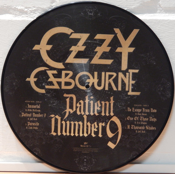 Ozzy Osbourne - Patient Number 9 (2xPICTURE VINYL) | Mint (M) Mint (M)-