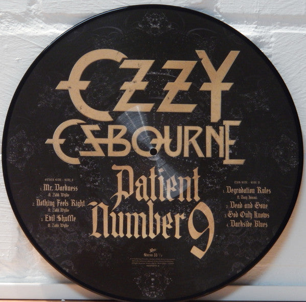 Ozzy Osbourne - Patient Number 9 (2xPICTURE VINYL) | Mint (M) Mint (M)-
