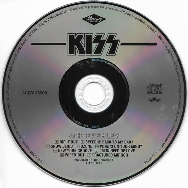 Kiss - Ace Frehley (CD) | Mint (M) Mint (M)-