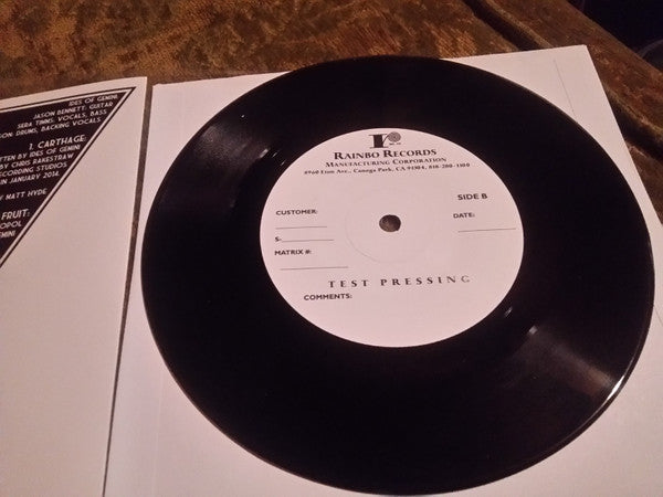 Carthage (7" VINYL) *TEST PRESSING* | Mint (M) Mint (M)-