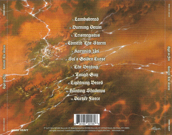 High On Fire - Cometh The Storm (CD) |-