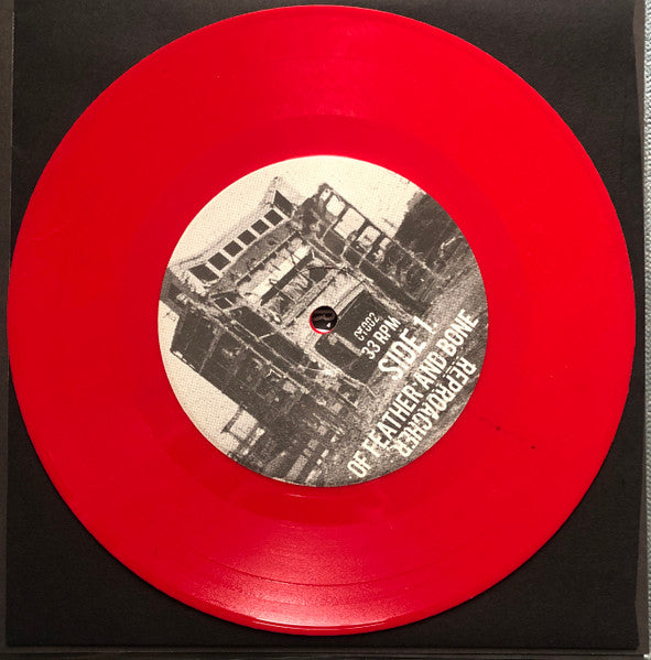 Of Feather And Bone / Reproacher Split (RED VINYL 7") | Mint (M) Mint (M)-