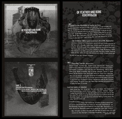 Of Feather And Bone - Of Feather And Bone / Reproacher Split (VINYL 7") | Mint (M) Mint (M)-