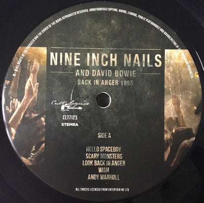 Nine Inch Nails - Back In Anger 1995 | Mint (M) Mint (M)-