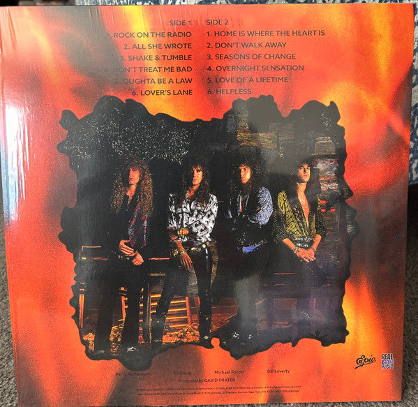 Firehouse - Firehouse (SMOKE & FIRE VINYL)*CREASED* | Mint (M) Excellent (EX)-