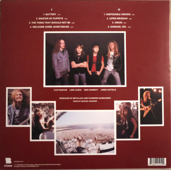 Master Of Puppets (RED BRICK VINYL) |-