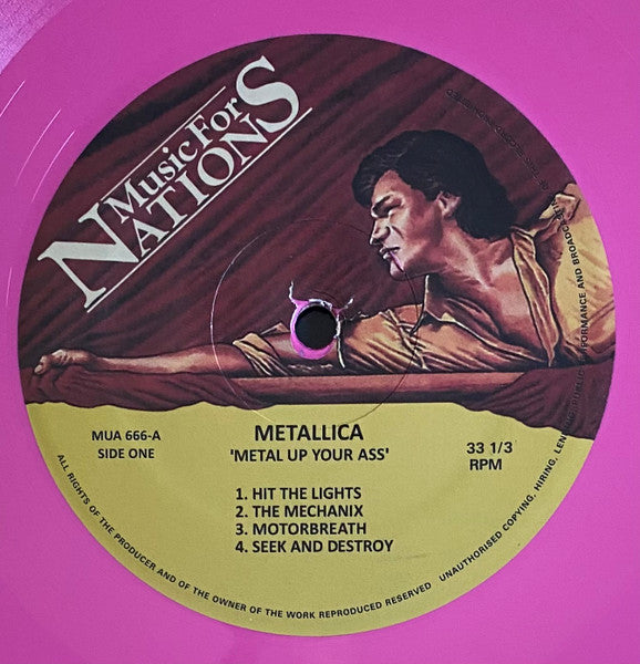 Metallica - Metal Up Your Ass (COLOR VINYL) | Mint (M) Mint (M)-