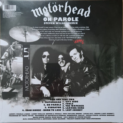 Motörhead - On Parole (Steven Wilson Remix)(RSD 2026 VINYL) | Mint (M) Mint (M)-
