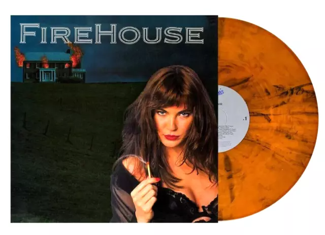 Firehouse - Firehouse (SMOKE & FIRE VINYL)*CREASED* | Mint (M) Excellent (EX)-