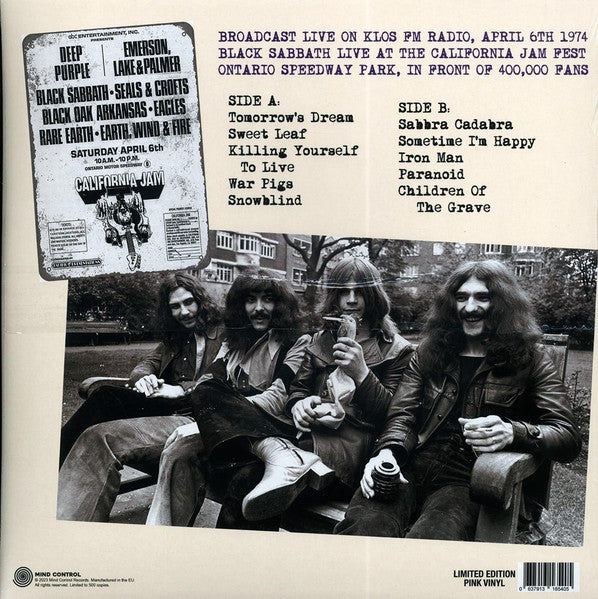 Live From The Ontario Speedway Park, April 6th 1974 / KLOS-FM Broadcast | Mint (M) Mint (M)-
