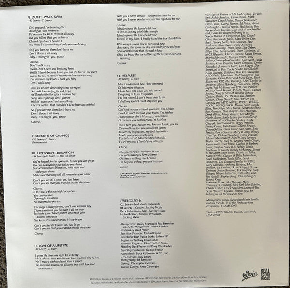 Firehouse - Firehouse (SMOKE & FIRE VINYL)*CREASED* | Mint (M) Excellent (EX)-