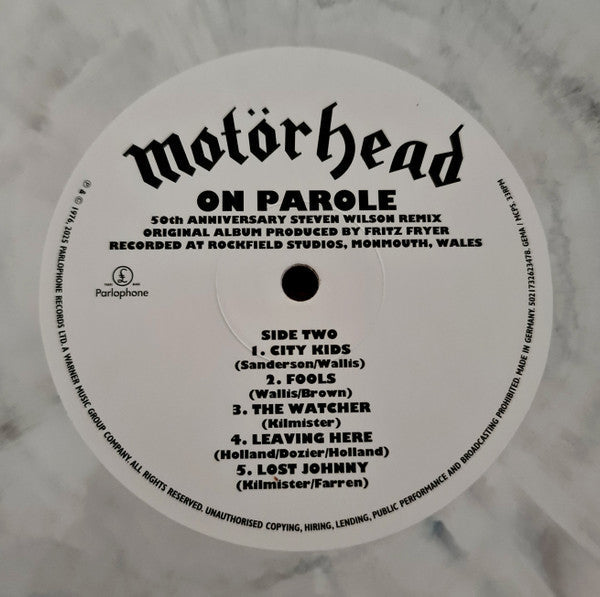 Motörhead - On Parole (Steven Wilson Remix)(RSD 2026 VINYL) | Mint (M) Mint (M)-