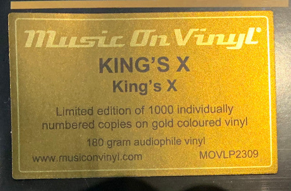 King's X (GOLD VINYL / IMPORT) | Mint (M) Mint (M)-