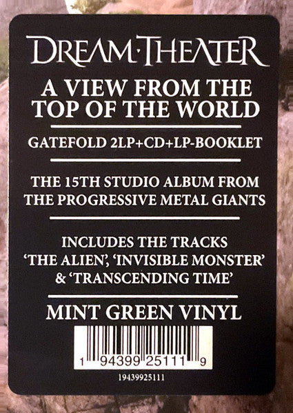 Dream Theater - A View From The Top Of The World (MINT GREEN VINYL) | Mint (M) Mint (M)-