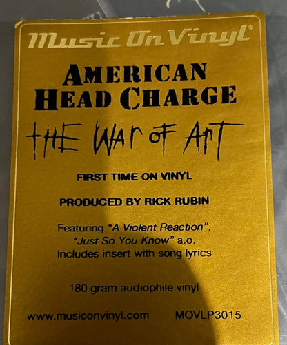 American Head Charge - The War Of Art (MOV 180G VINYL 2xLP) | NEW Mint (M) Mint (M)-