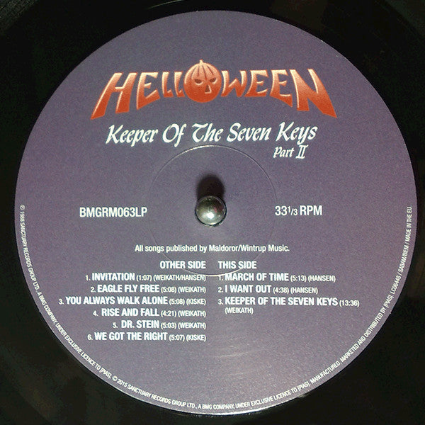 Keeper Of The Seven Keys (Part II)(VINYL) | Mint (M) Mint (M)-