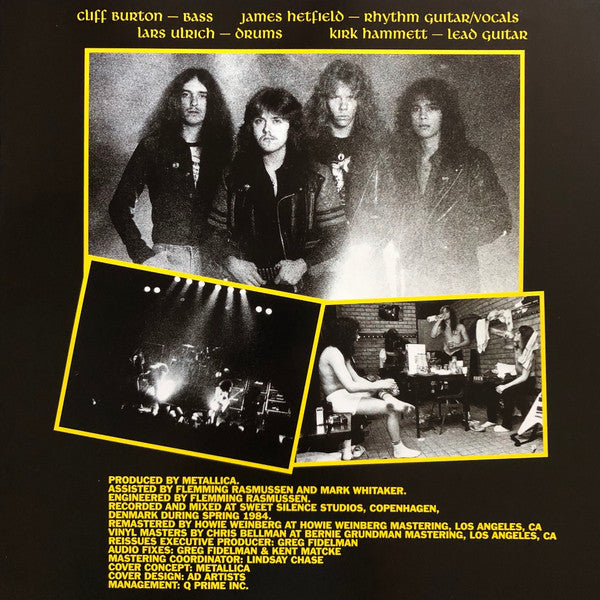 Metallica - Ride The Lightning (ELECTRIC BLUE VINYL) |-