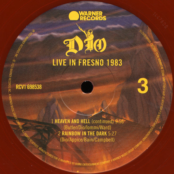 Dio (2) - Live In Fresno 1983 (2xVINYL) | Mint (M) Mint (M)-