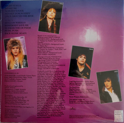 Cinderella (3) - Night Songs (VINYL) |-