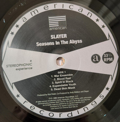Seasons In The Abyss (VINYL) |-