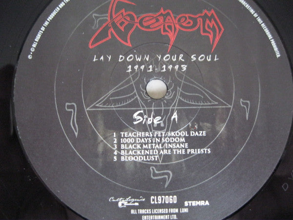 Venom - lay down your soul 1991 - 1993 (VINYL) | Mint (M) Mint (M)-