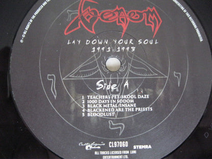 Venom - lay down your soul 1991 - 1993 (VINYL) | Mint (M) Mint (M)-