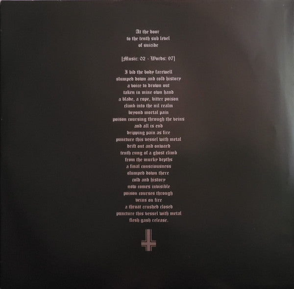 The Tenth Sub Level Of Suicide (2xVINYL) | Mint (M) Mint (M)-