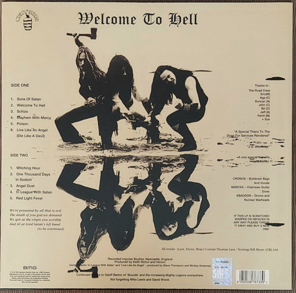 Venom (8) - Welcome To Hell (VINYL) |-