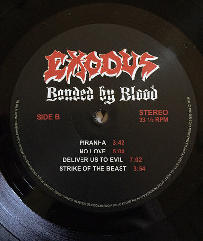 Exodus (6) - Bonded By Blood (VINYL) | Mint (M) Mint (M)-