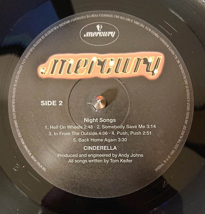 Cinderella (3) - Night Songs (VINYL) |-