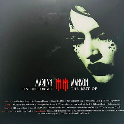 Marilyn Manson - Lest We Forget - The Best Of (UNOFFICIAL 2xCOLOR VINYL) | Mint (M) Mint (M)-