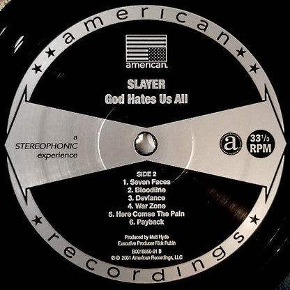 Slayer - God Hates Us All (VINYL) | Mint (M) Mint (M)-