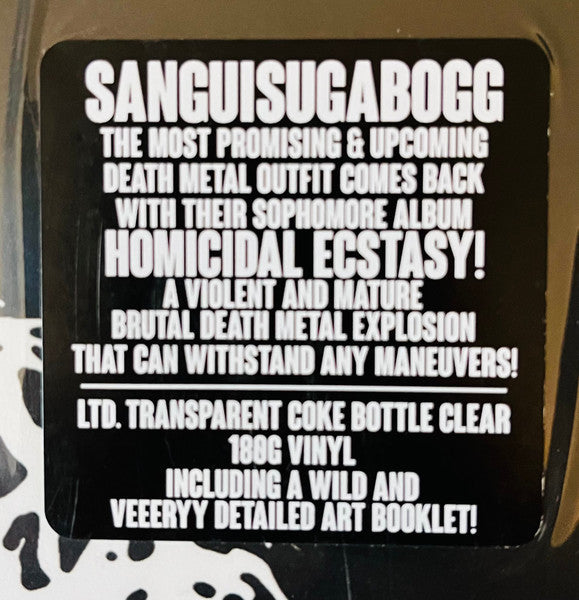Sanguisugabogg - Homicidal Ecstasy (VINYL) | Mint (M) Mint (M)-