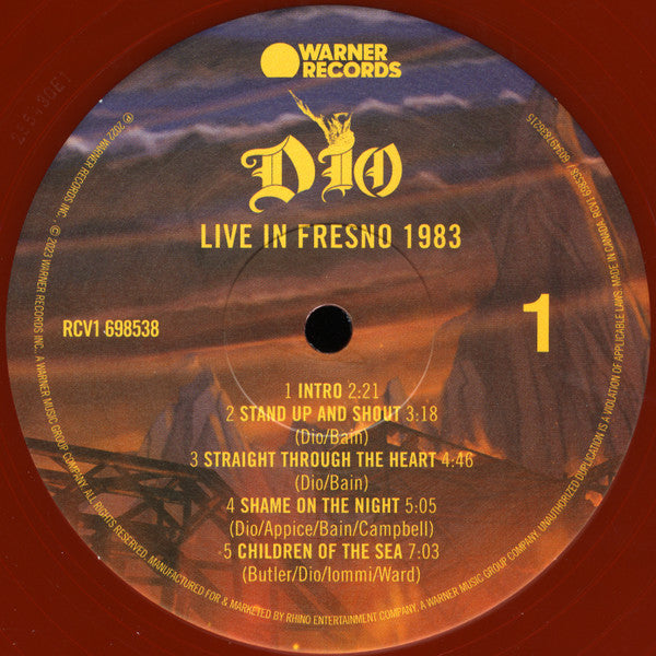 Dio (2) - Live In Fresno 1983 (2xVINYL) | Mint (M) Mint (M)-
