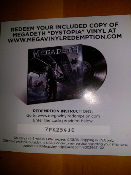 Dystopia (VINYL) |-