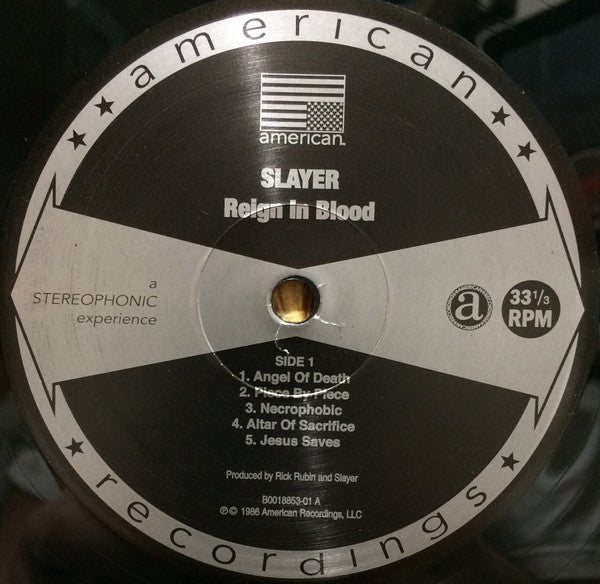 Slayer - Reign In Blood (VINYL) | Mint (M) Mint (M)-