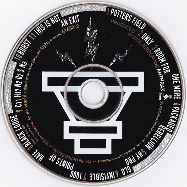 Anthrax - Sound Of White Noise (CD) | Excellent (EX)-