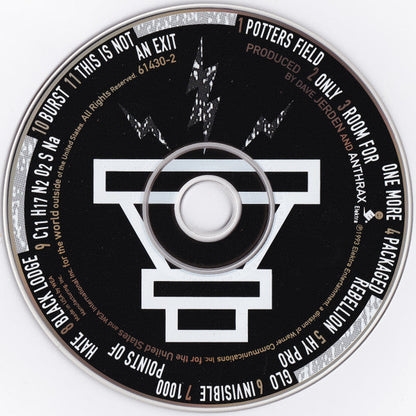 Anthrax - Sound Of White Noise (CD) | Excellent (EX)-