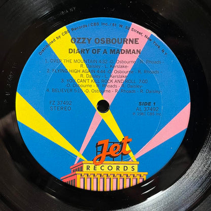 Ozzy Osbourne - Diary Of A Madman (VINYL) | Excellent (EX) Very Good Plus Plus (VG++)-