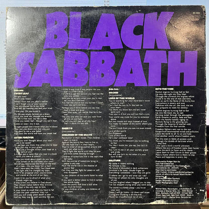 Black Sabbath - Master Of Reality (VINYL) | Good Plus (G+) Very Good (VG)-