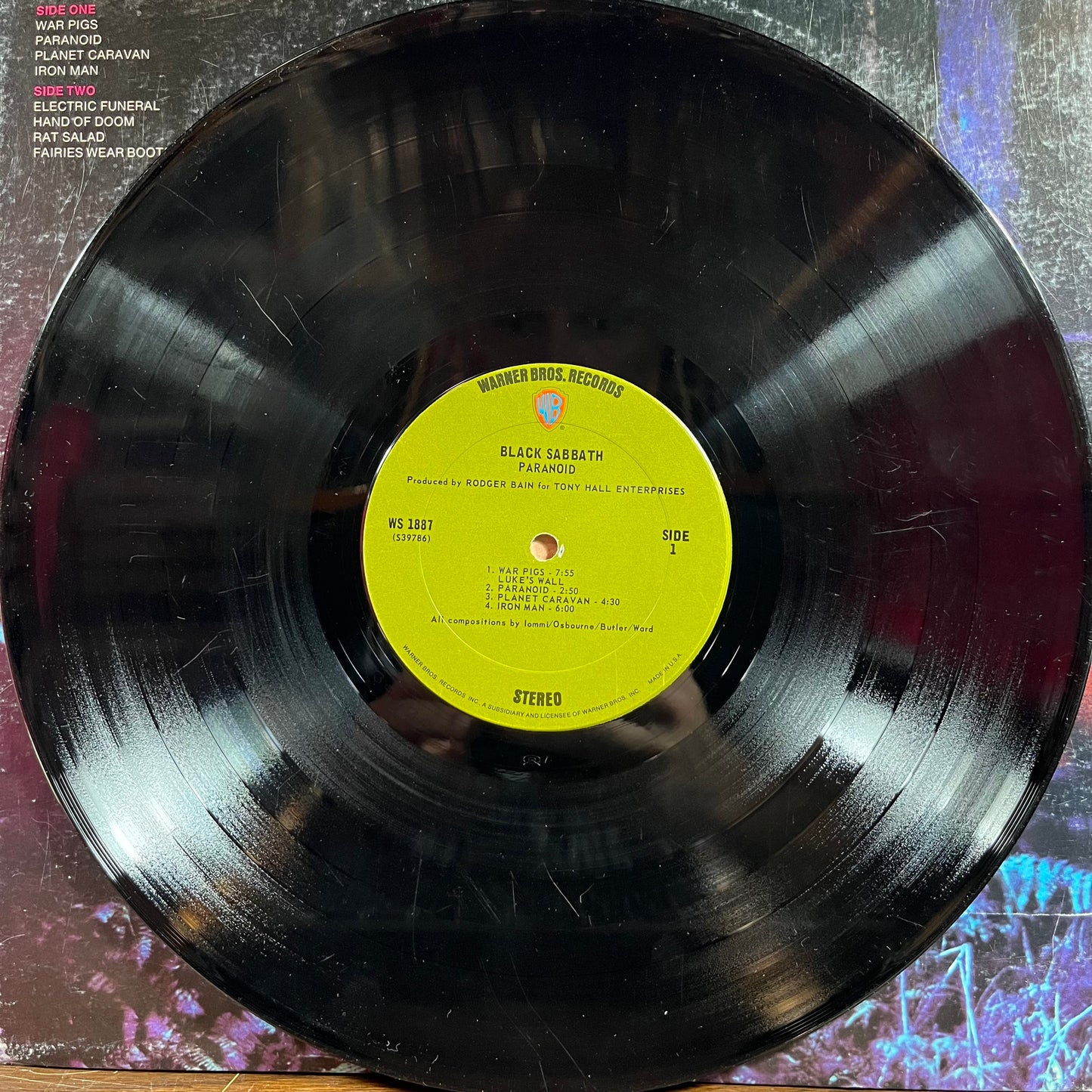 Black Sabbath - Paranoid (VINYL) | Good (G) Very Good (VG)-