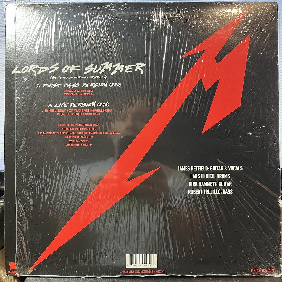 Metallica - Lords Of Summer (VINYL) | Near Mint+ (NM+) Near Mint- (NM-)-