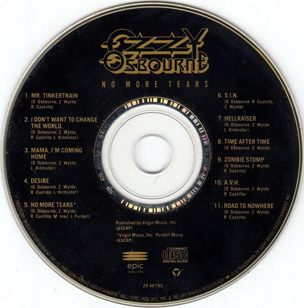 Ozzy Osbourne - No More Tears (CD) | Near Mint- (NM-)-