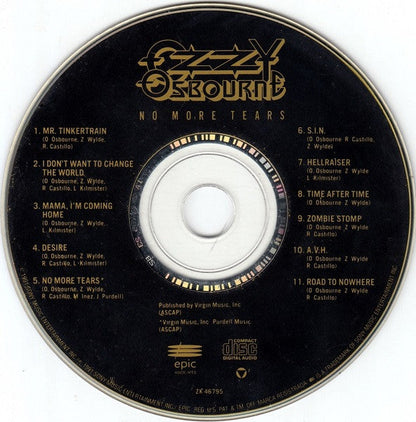 Ozzy Osbourne - No More Tears (CD) | Near Mint- (NM-)-