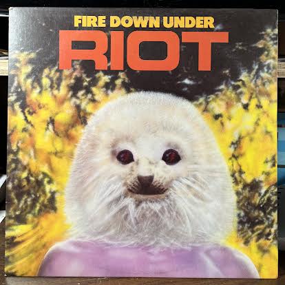 Riot (4) - Fire Down Under (VINYL) | Near Mint- (NM-) Excellent+ (EX+)-